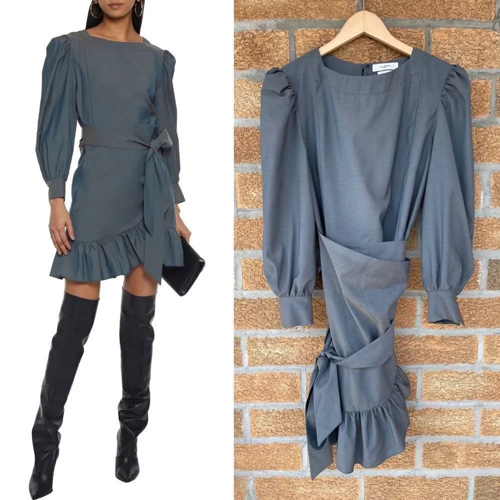 Étoile Isabel Marant
Nelicia Wool Ruffle Dress 40